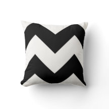 Black & White Zig Zag Pillow