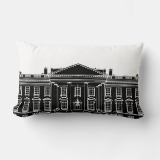 Black Whitehouse Lumbar Pillow Lumbarkudde