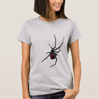 Black Widow-design på en skjorta T Shirt