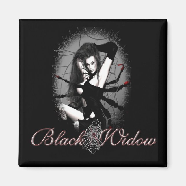 Black Widow Magnet (Framsidan)