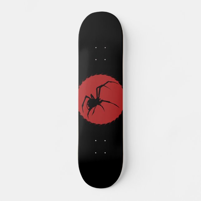Black Widow  Mini Skateboard Bräda 18,5 Cm (Framsida)