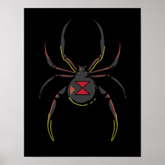 Black Widow Spider Gift | Spider Älskare Poster