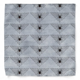 Black Widow Spindelnät Halloween Gothic Bandana