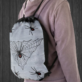 Black Widow Spindelnät Halloween Gothic Gympapåse