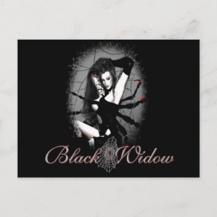 Black Widow Vykort