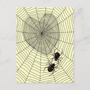 Black Widow Vykort