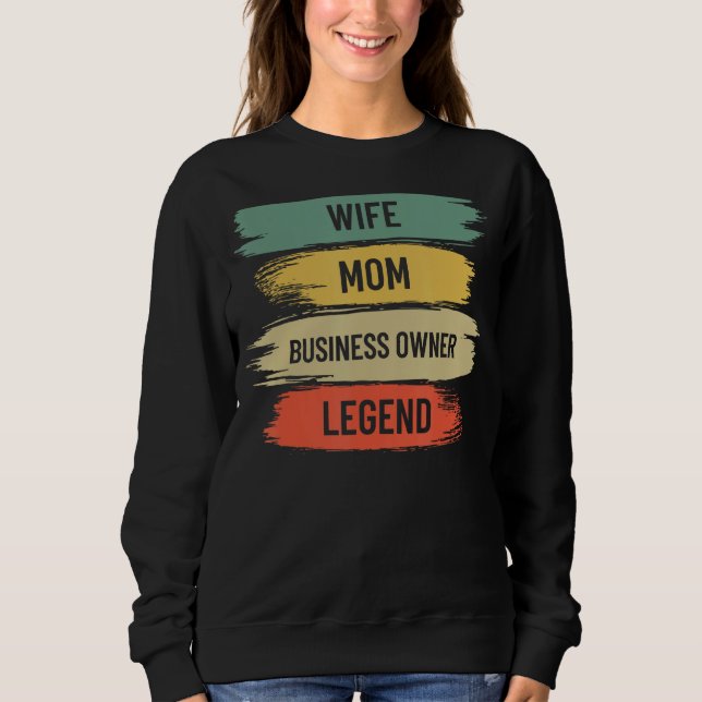 Black Wife Mom Business Owner CEO Entrepreneur Wom T Shirt (Framsida)