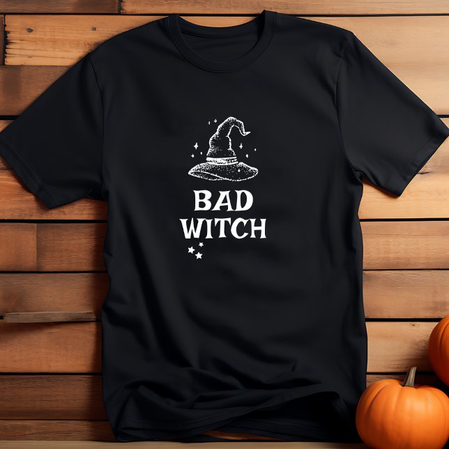 Black Witch Hat Bad Witch Halloween Women's T Shirt (Black Witch Hat Bad Witch Halloween Women's T-Shirt )