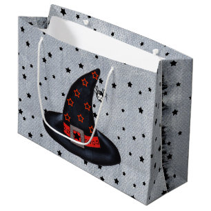 Black Witch Hat Stars Cute Spider Halloween