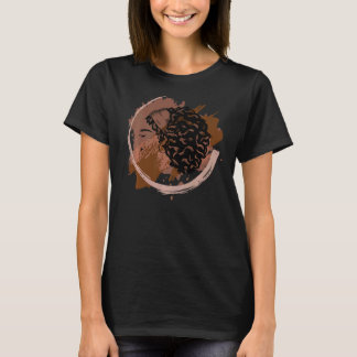 Black Woman African American Shades of Beauty Prem T Shirt