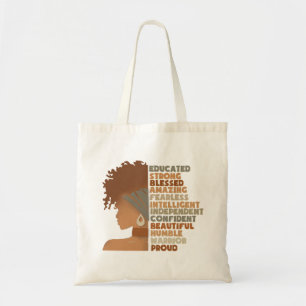 Black Woman Afro Girl Tygkasse