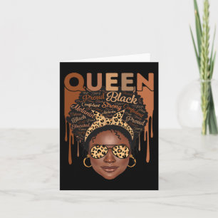 Black Woman Educated Strong Melanin Queen African Kort