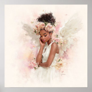 Black Woman Empowerment Art Poster