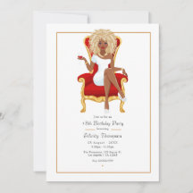 Black Woman Födelsedagsfest