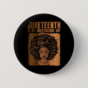 Black Woman Independence day Melanin Women Girls Knapp
