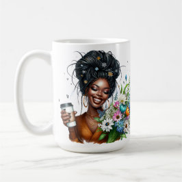Black woman melanin sista African American women Kaffemugg