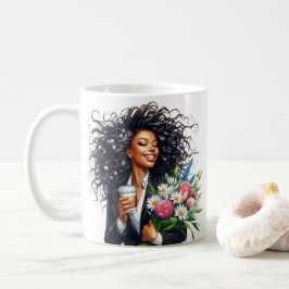 Black woman melanin sista African American women Kaffemugg