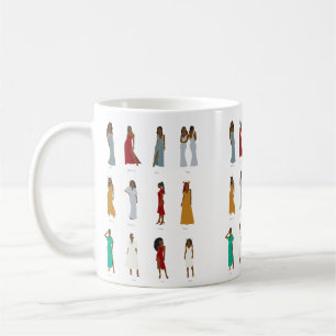 Black Woman Zodiac Astrology Mugg