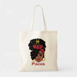 Black Woman Zodiac Pisces Tygkasse