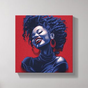 BLACK WOMANS JOY CANVASTRYCK