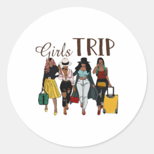 Black Women Girls Resa Afro Queen Melanin African Runt Klistermärke