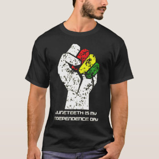 Black Women Natural Hair Afro Ord Art Junttonde T Shirt