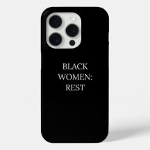 Black Women Rest Phone Case