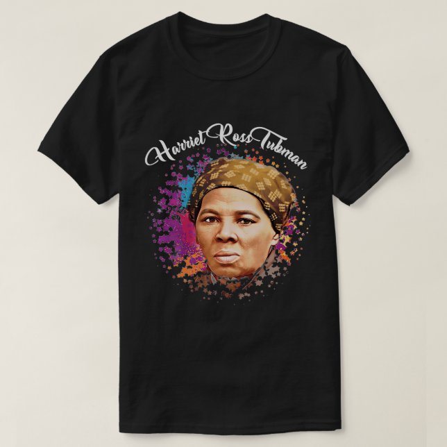 Black Women's History Month Harriet Ross Tubman Pr T Shirt (Design framsida)