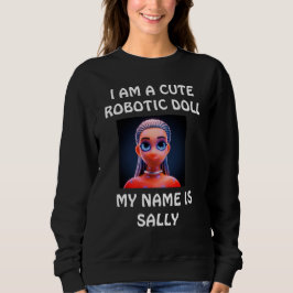 Black Women's Robotic Sweatshirt T Shirt