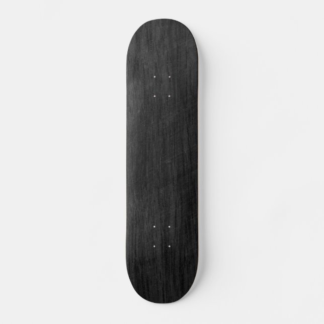 Black Wood Struktur Skateboard Bräda 21,5 Cm (Framsida)