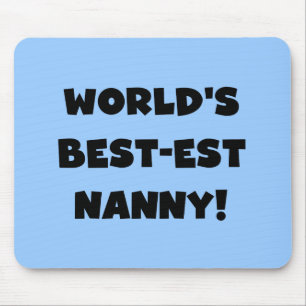 Black World's Best Nanny T-shirts and Gifts Musmatta