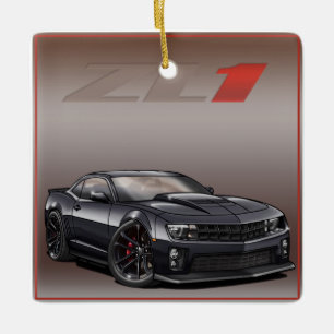 Black_ZL1 Julgransprydnad Keramik