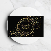 Black Zodiac Astrology Guld Stars