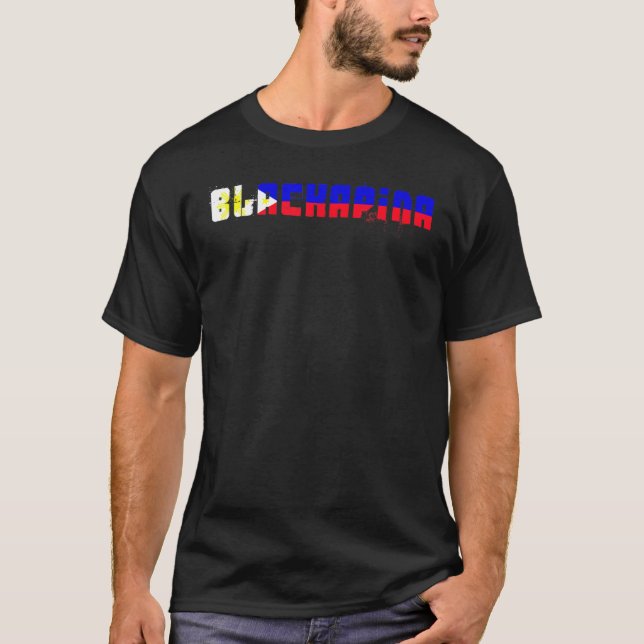 Blackapina HalBlack HalFilipino Blackapino T Shirt (Framsida)