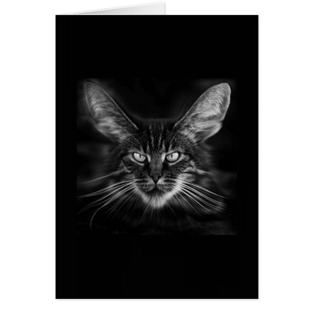 BLACKAT HÄLSNINGSKORT (Framsidan)