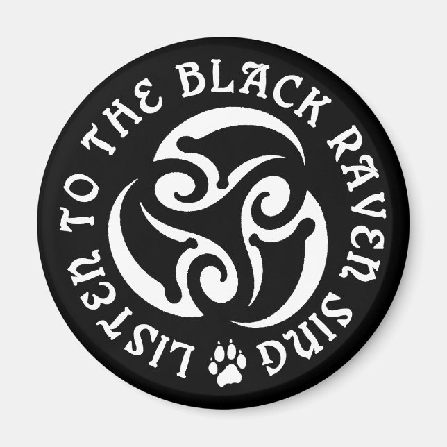 Blackaven Majik - Raven Goddes Sjunga Magnet (Framsidan)