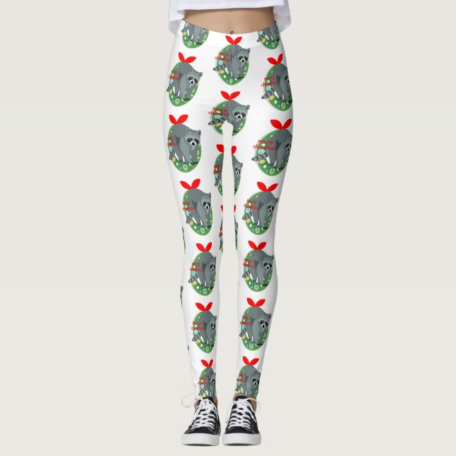 Bläckbaljväxter av god jul leggings (Framsida)