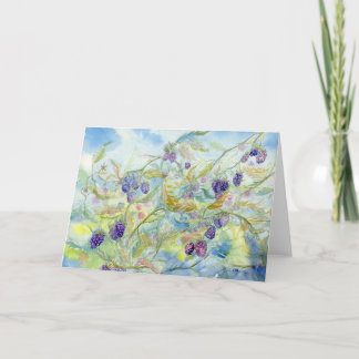 Blackbär Blank Notecard Tack Kort