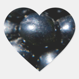 Blackbär Hjärtformat Klistermärke