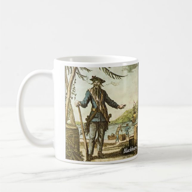 Blackbeard historisk mugg (Vänster)