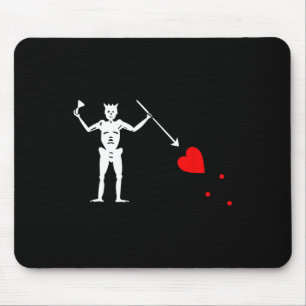 Blackbeard Pirat Flagga Jolly Roger Skeleton Hallo Musmatta