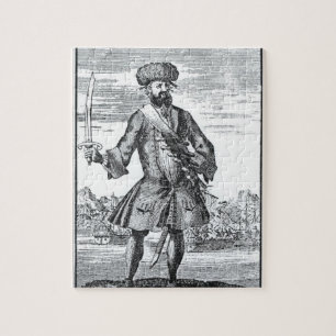 Blackbeard piraten, från 'en allmän historia av pussel