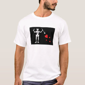 Blackbeard piratflagga t shirt