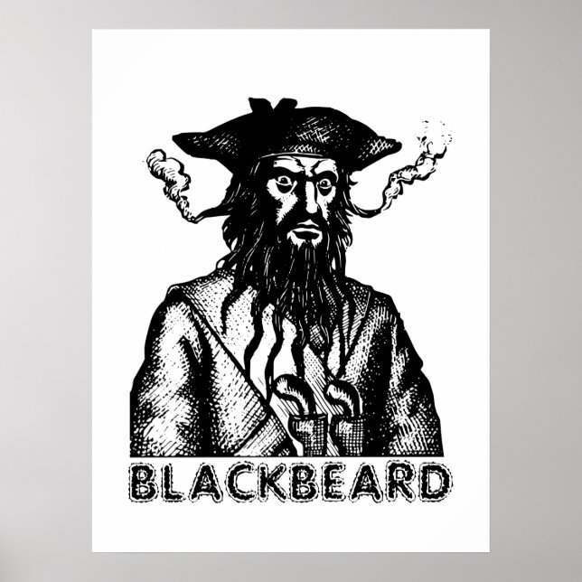 Blackbeard Poster (Framsidan)