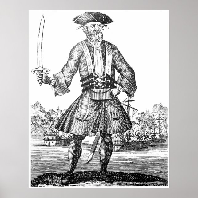 Blackbeard Poster (Framsidan)