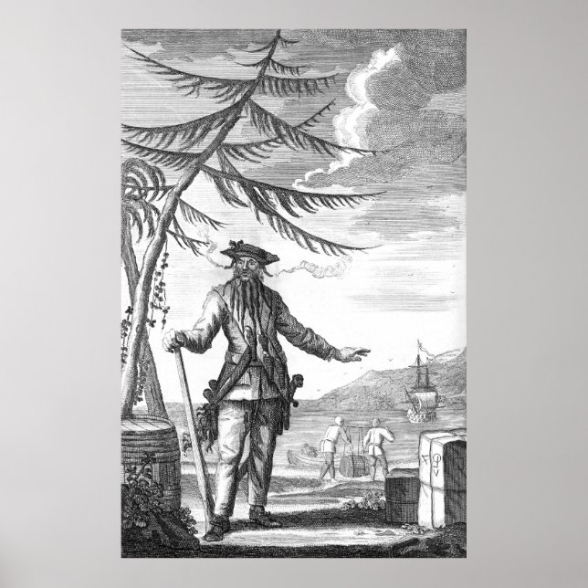 Blackbeard Poster (Framsidan)