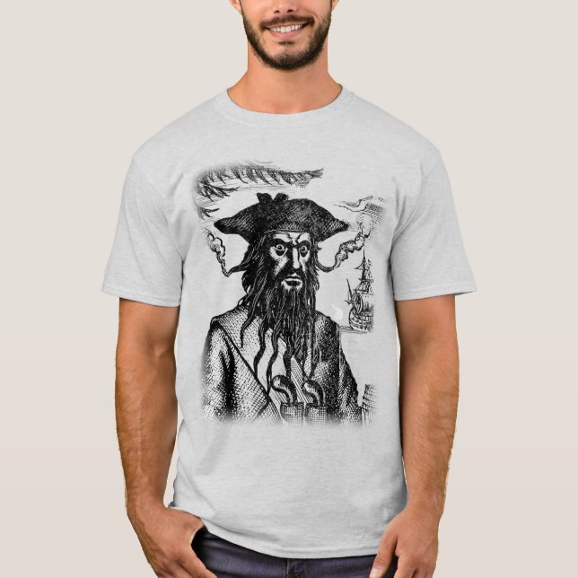 Blackbeard T T Shirt (Framsida)