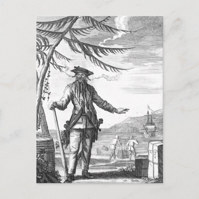 Blackbeard Vykort (Framsida)