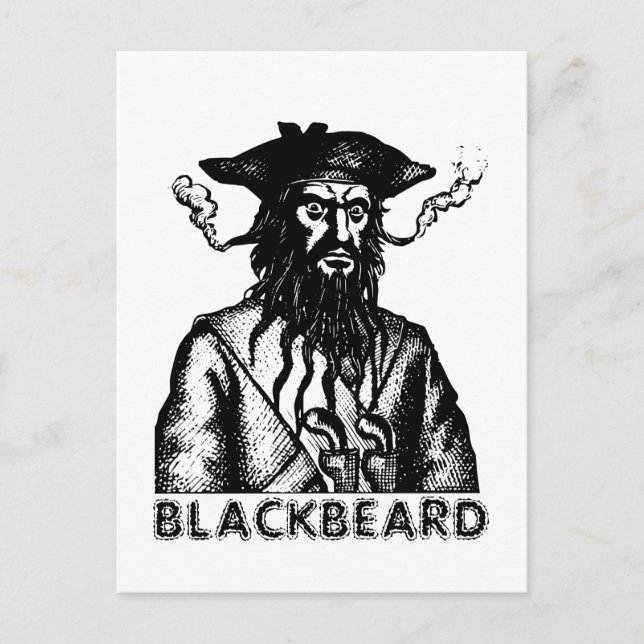 Blackbeard Vykort (Framsida)