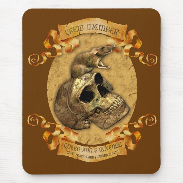 Blackbeards besättning musmatta (Framsidan)